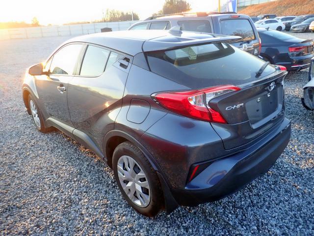 JTNKHMBX2K1014929 - 2019 TOYOTA C-HR XLE GRAY photo 3