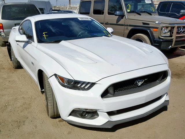 1FA6P8CFXH5344931 - 2017 FORD MUSTANG GT WHITE photo 1