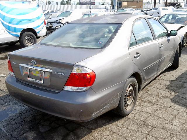 4T1BE32K06U704285 - 2006 TOYOTA CAMRY LE GRAY photo 4