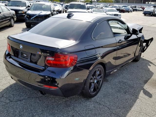 WBA1J7C52GV359345 - 2016 BMW M235I BLACK photo 4