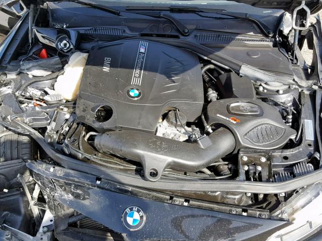 WBA1J7C52GV359345 - 2016 BMW M235I BLACK photo 7