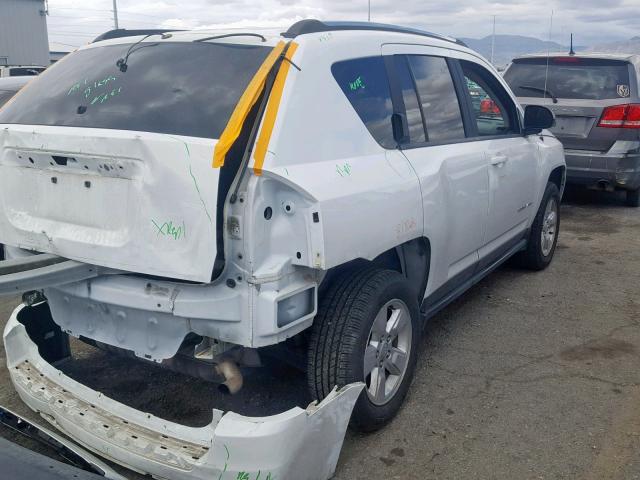 1C4NJCBA5ED573826 - 2014 JEEP COMPASS SP Ақ фото 4