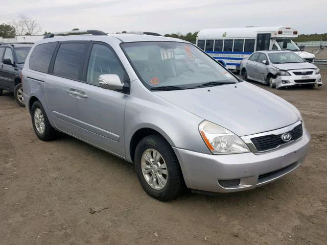 KNDMG4C78B6382890 - 2011 KIA SEDONA LX SILVER photo 1