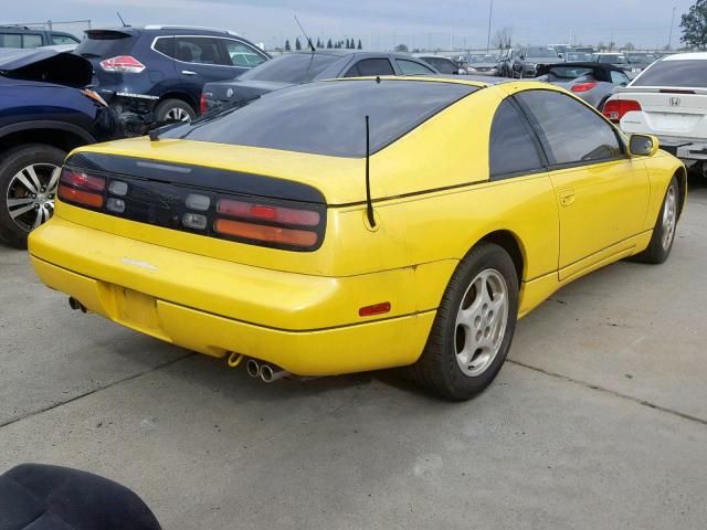 JN1RZ26A3LX007418 - 1990 NISSAN 300ZX 2+2 YELLOW photo 4