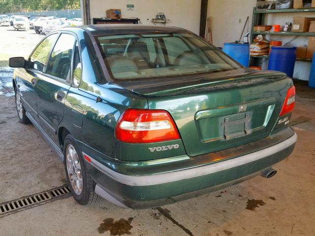 YV1VS2554YF578668 - 2000 VOLVO S40 GREEN photo 3