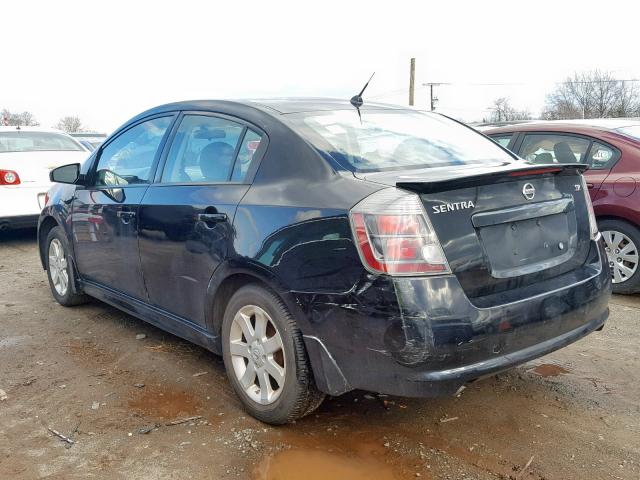 3N1AB6APXAL616826 - 2010 NISSAN SENTRA 2.0 BLACK photo 3