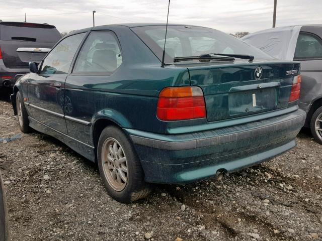 WBACG832XVAU39211 - 1997 BMW 318 TI AUT GREEN photo 3