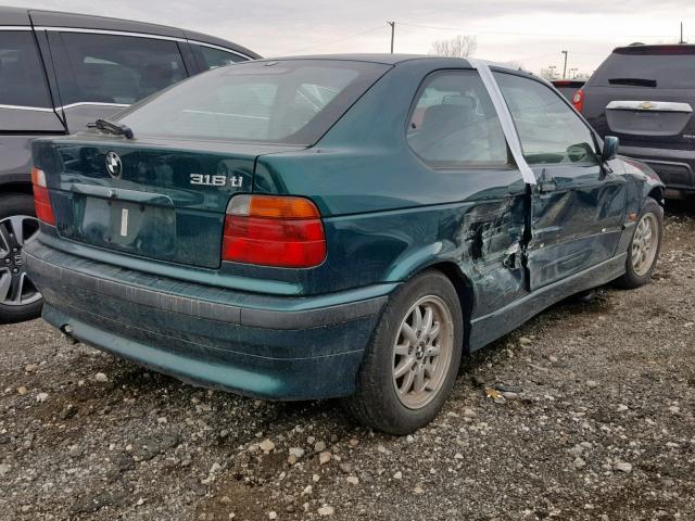 WBACG832XVAU39211 - 1997 BMW 318 TI AUT GREEN photo 4