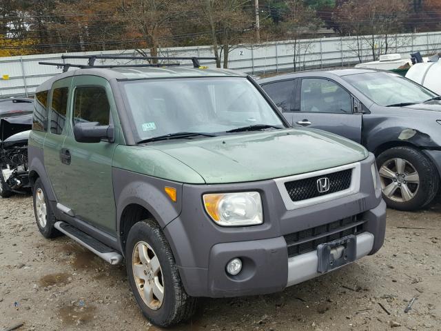 5J6YH185X4L003293 - 2004 HONDA ELEMENT EX GREEN photo 1