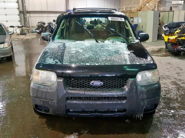 1FMCU92164DA23479 - 2004 FORD ESCAPE XLS BLACK photo 9