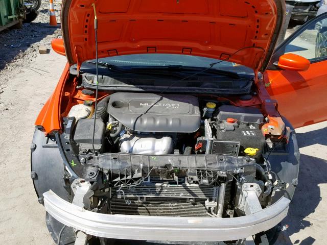 1C3CDFBB9FD243718 - 2015 DODGE DART SXT ORANGE photo 7