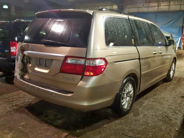 5FNRL38815B090276 - 2005 HONDA ODYSSEY TO GOLD photo 4