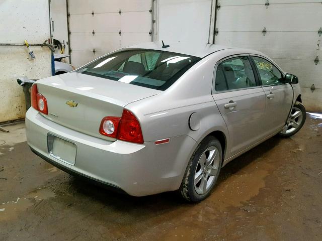 1G1ZB5EB7AF218582 - 2010 CHEVROLET MALIBU LS GOLD photo 4