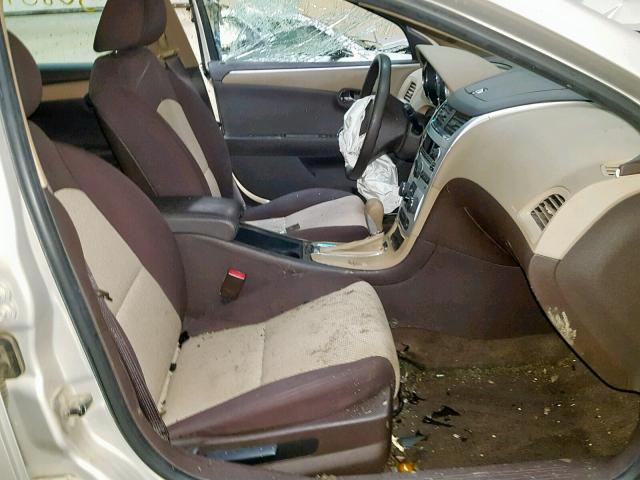 1G1ZB5EB7AF218582 - 2010 CHEVROLET MALIBU LS GOLD photo 5