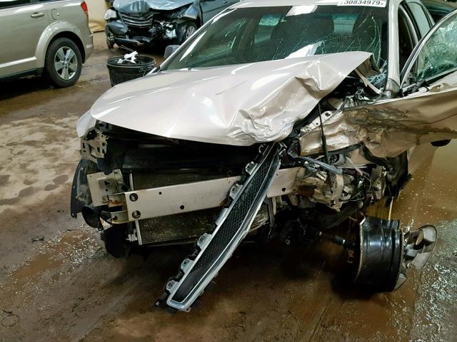 1G1ZB5EB7AF218582 - 2010 CHEVROLET MALIBU LS GOLD photo 7
