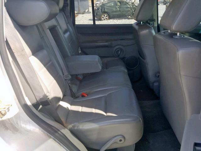 1J8HH48N56C106978 - 2006 JEEP COMMANDER SILVER photo 6