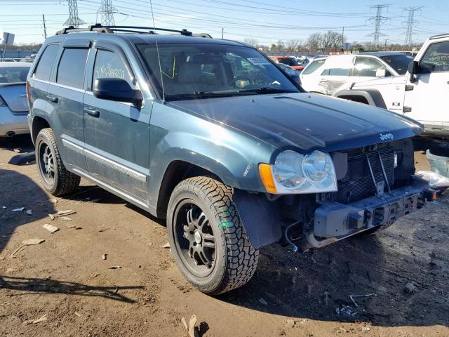 1J4HR58215C592116 - 2005 JEEP GRAND CHER GREEN photo 1