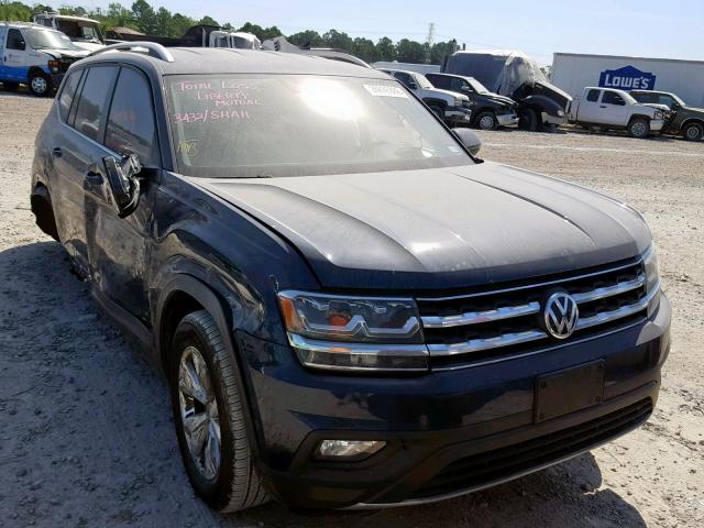 1V2DP2CA2JC598667 - 2018 VOLKSWAGEN ATLAS SE BLUE photo 1