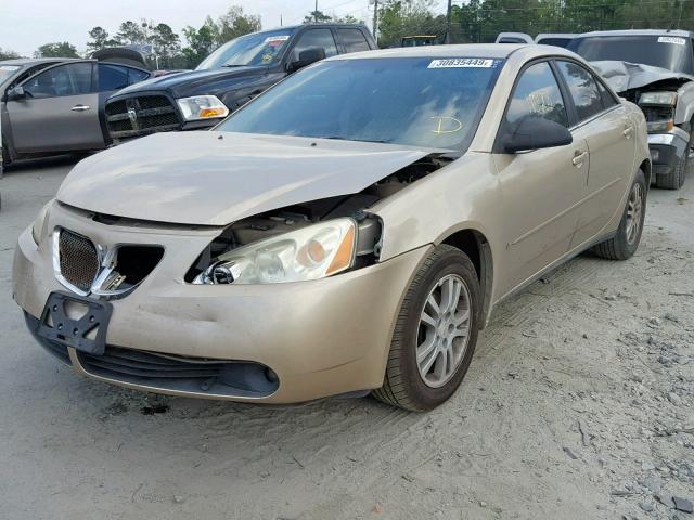 1G2ZG558664136248 - 2006 PONTIAC G6 SE1 GOLD photo 2