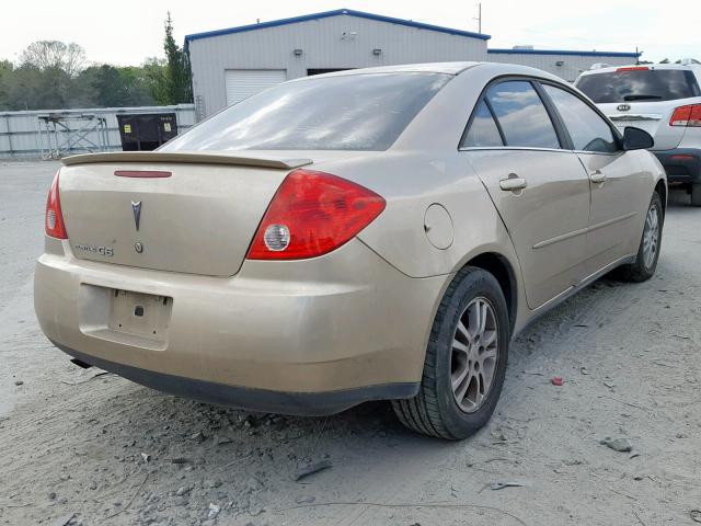 1G2ZG558664136248 - 2006 PONTIAC G6 SE1 GOLD photo 4