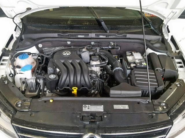 3VW2K7AJ1FM357533 - 2015 VOLKSWAGEN JETTA BASE WHITE photo 7