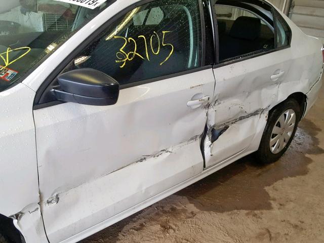 3VW2K7AJ1FM357533 - 2015 VOLKSWAGEN JETTA BASE WHITE photo 9