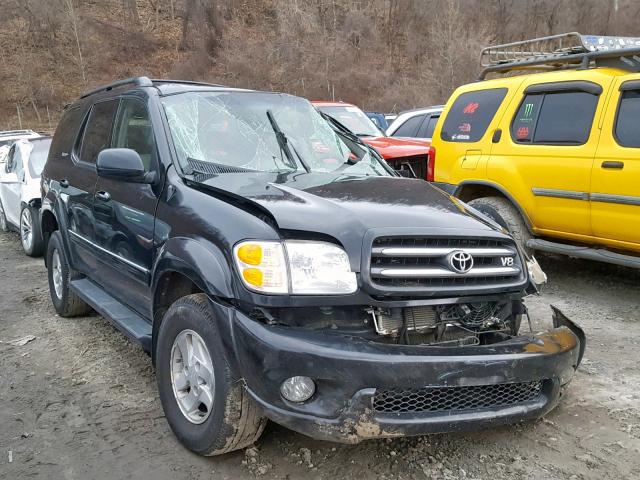 5TDBT48A92S115295 - 2002 TOYOTA SEQUOIA LI BLACK photo 1