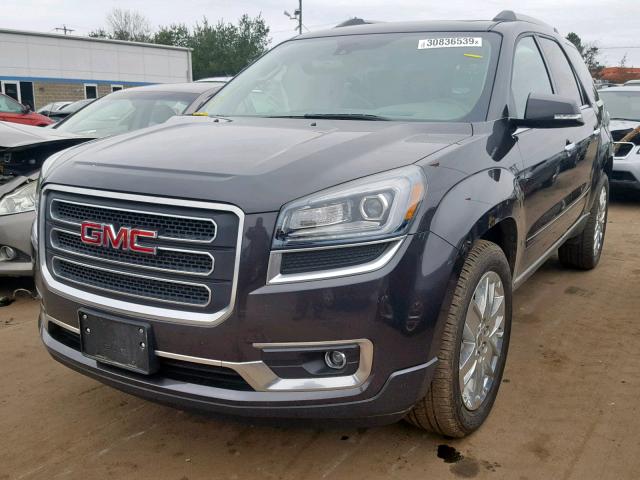 1GKKVSKD9HJ276886 - 2017 GMC ACADIA LIM BLACK photo 2