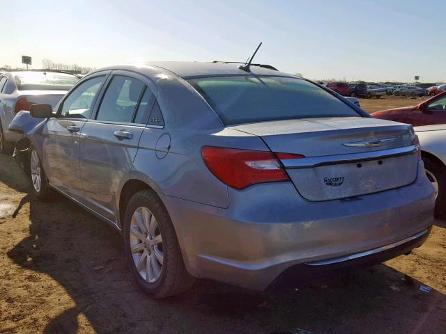 1C3CCBBBXDN763526 - 2013 CHRYSLER 200 TOURIN SILVER photo 3