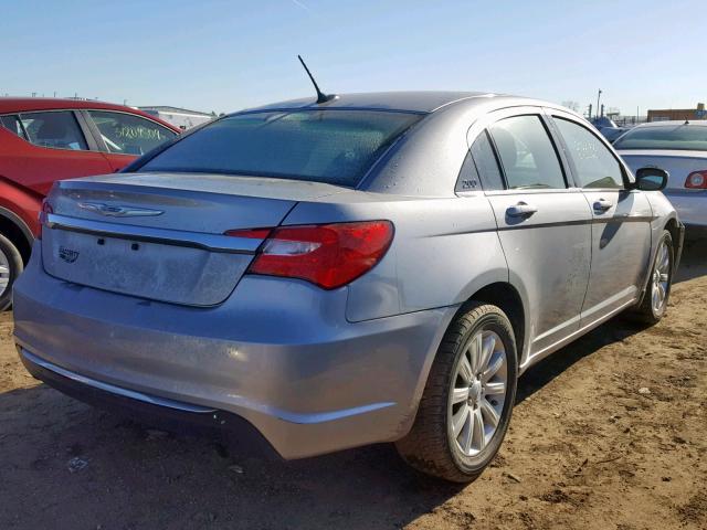 1C3CCBBBXDN763526 - 2013 CHRYSLER 200 TOURIN SILVER photo 4