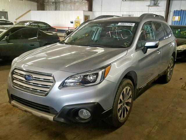 4S4BSENC1H3279189 - 2017 SUBARU OUTBACK 3. SILVER photo 2