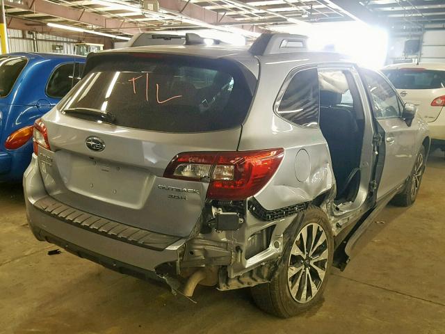 4S4BSENC1H3279189 - 2017 SUBARU OUTBACK 3. SILVER photo 4