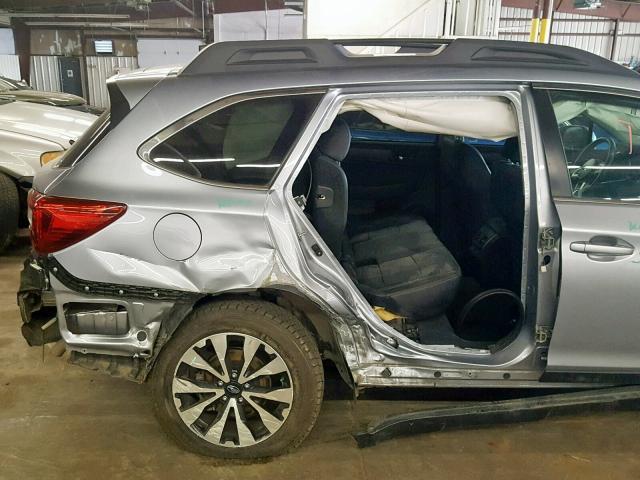 4S4BSENC1H3279189 - 2017 SUBARU OUTBACK 3. SILVER photo 9