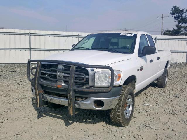 3D7KS28T99G501285 - 2009 DODGE RAM 2500 WHITE photo 2