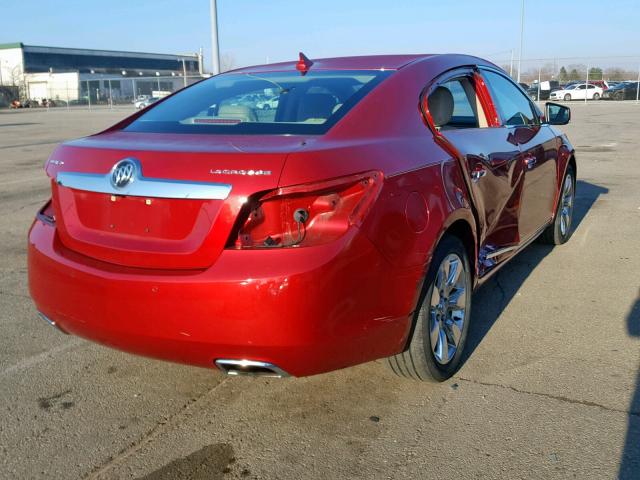 1G4GD5E39CF319803 - 2012 BUICK LACROSSE P RED photo 4