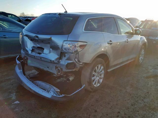 JM3ER2W59A0342047 - 2010 MAZDA CX-7 SILVER photo 4