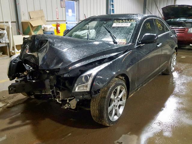 1G6AG5RX2D0170382 - 2013 CADILLAC ATS BLACK photo 2