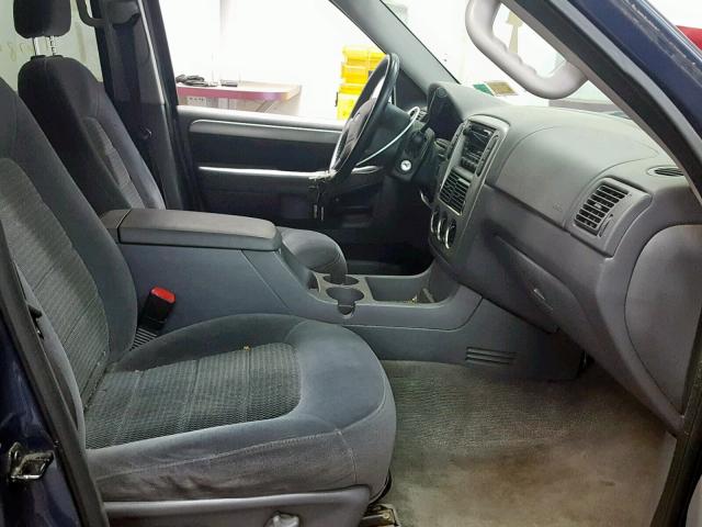 1FMZU73W73UA93029 - 2003 FORD EXPLORER X BLUE photo 5