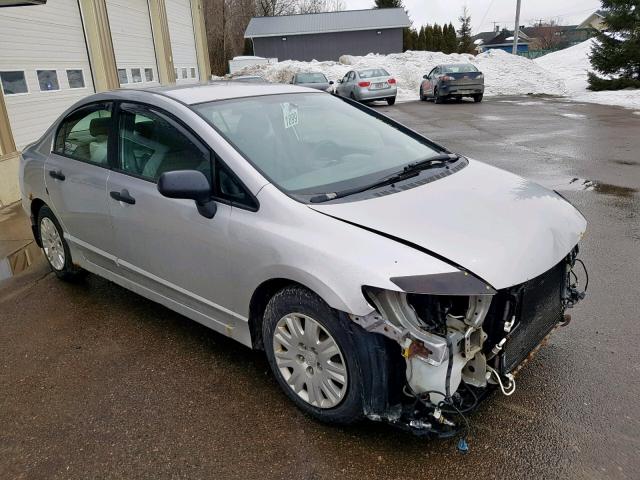 1HGFA15366L806384 - 2006 HONDA CIVIC DX SILVER photo 1