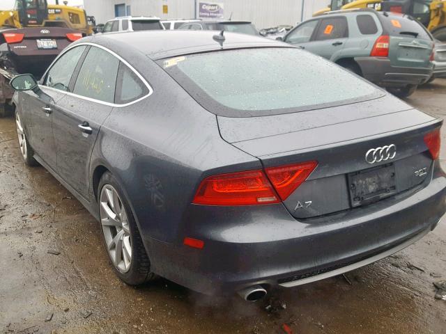 WAU3GAFC7CN065187 - 2012 AUDI A7 PRESTIG GRAY photo 3