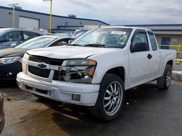 1GCCS199288123861 - 2008 CHEVROLET COLORADO WHITE photo 2