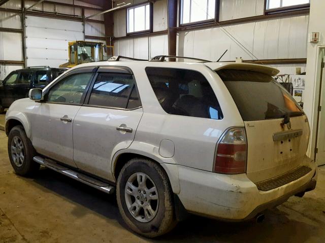 2HNYD18904H000169 - 2004 ACURA MDX TOURIN WHITE photo 3