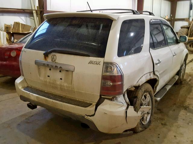 2HNYD18904H000169 - 2004 ACURA MDX TOURIN WHITE photo 4