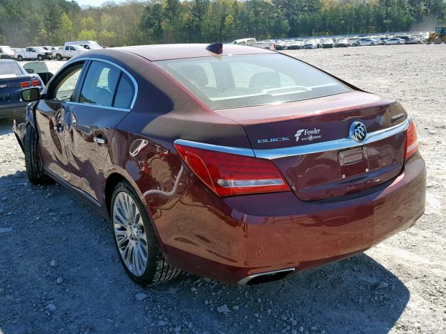 1G4GF5G32FF173045 - 2015 BUICK LACROSSE P MAROON photo 3