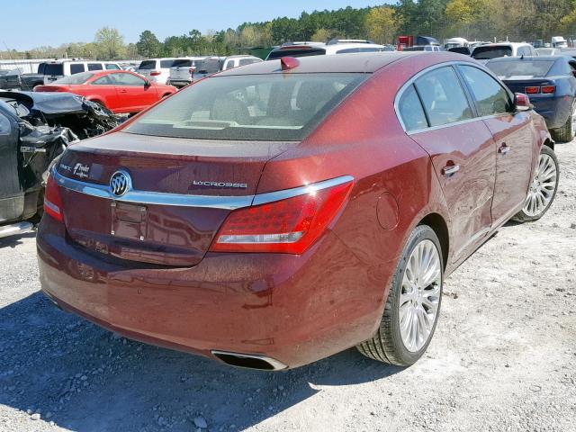 1G4GF5G32FF173045 - 2015 BUICK LACROSSE P MAROON photo 4