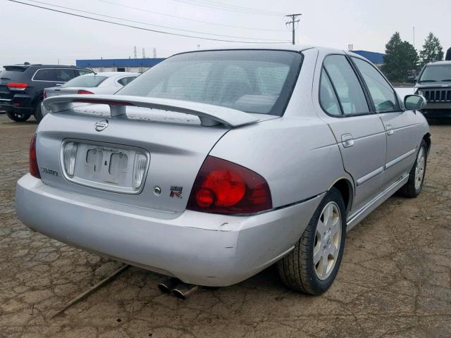 3N1AB51D95L455634 - 2005 NISSAN SENTRA SE- SILVER photo 4