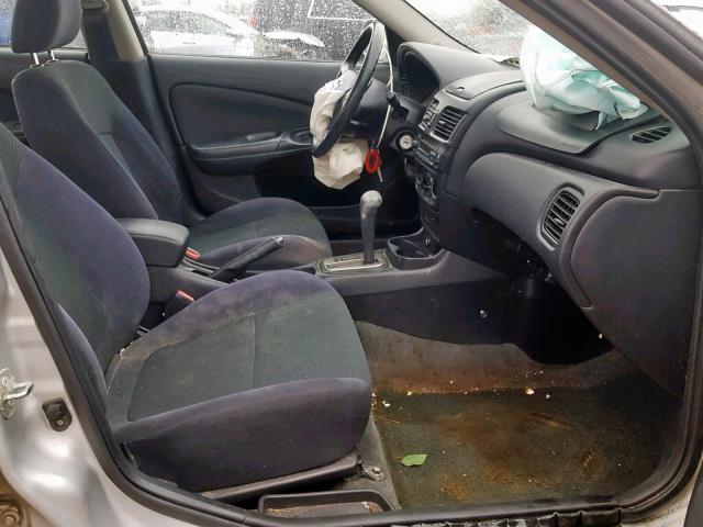 3N1AB51D95L455634 - 2005 NISSAN SENTRA SE- SILVER photo 5