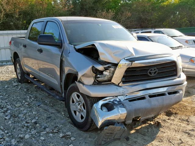 5TBET54198S458599 - 2008 TOYOTA TUNDRA CRE SILVER photo 1