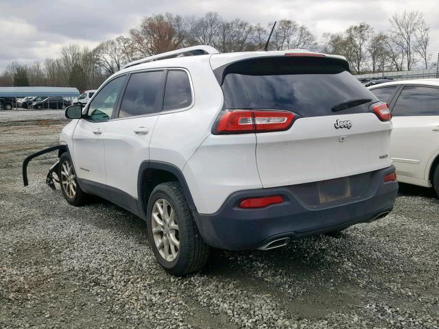 1C4PJLCS5FW611481 - 2015 JEEP CHEROKEE L WHITE photo 3