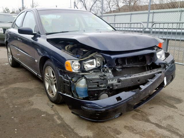 YV1RS592X62547934 - 2006 VOLVO S60 2.5T BLUE photo 1